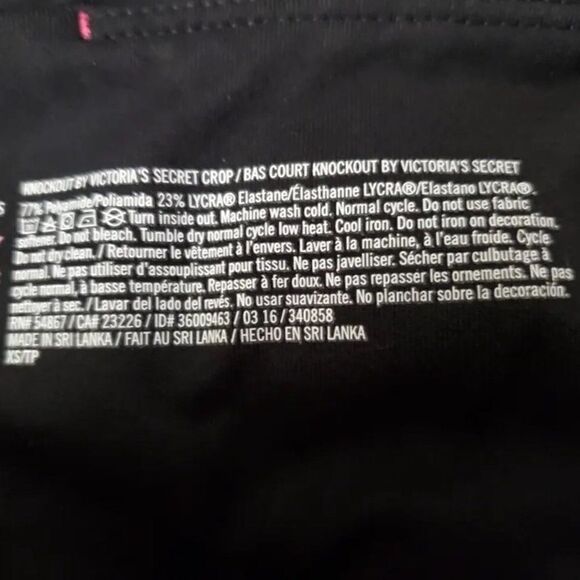 VSX Victoria Secret's Activewear Crop Pant XS - Picture 7 of 8
